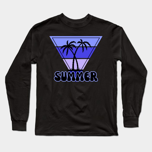 Summertime Long Sleeve T-Shirt by Stylish Dzign